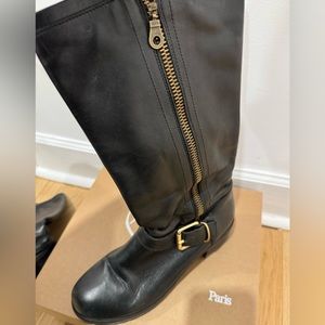 Italian leather boots